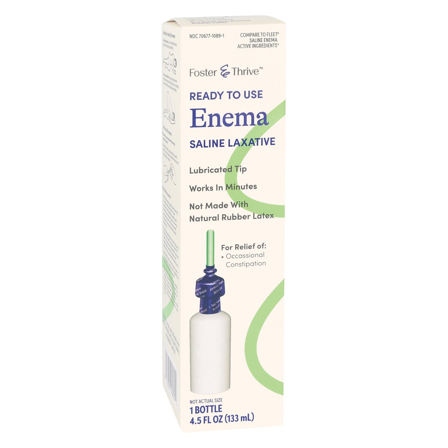 Foster & Thrive™ Enema 4.5 oz. 19 Gram - 7 Gram Strength Monobasic Sodium Phosphate / Dibasic Sodium Phosphate (1238983_EA)