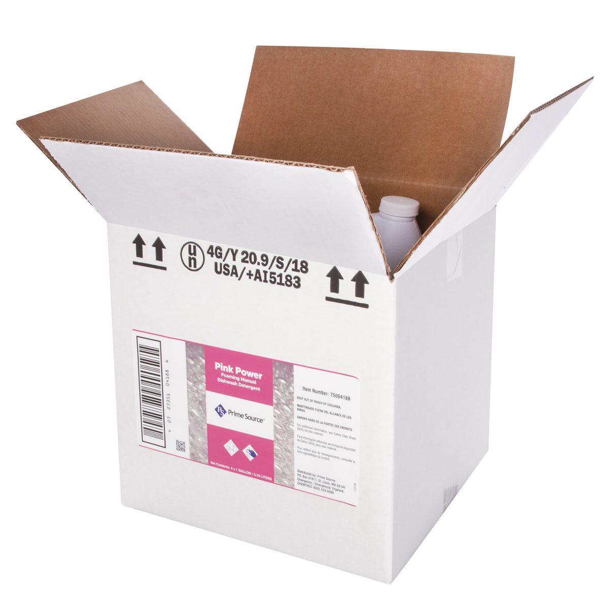 Prime Source® Liquid Dish Detergent, Pink, 1 Gallon (75004188)