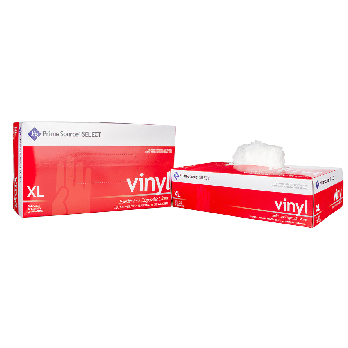 Prime Source® Select Vinyl Powder Free Clear Glove, X-Large (75006290)