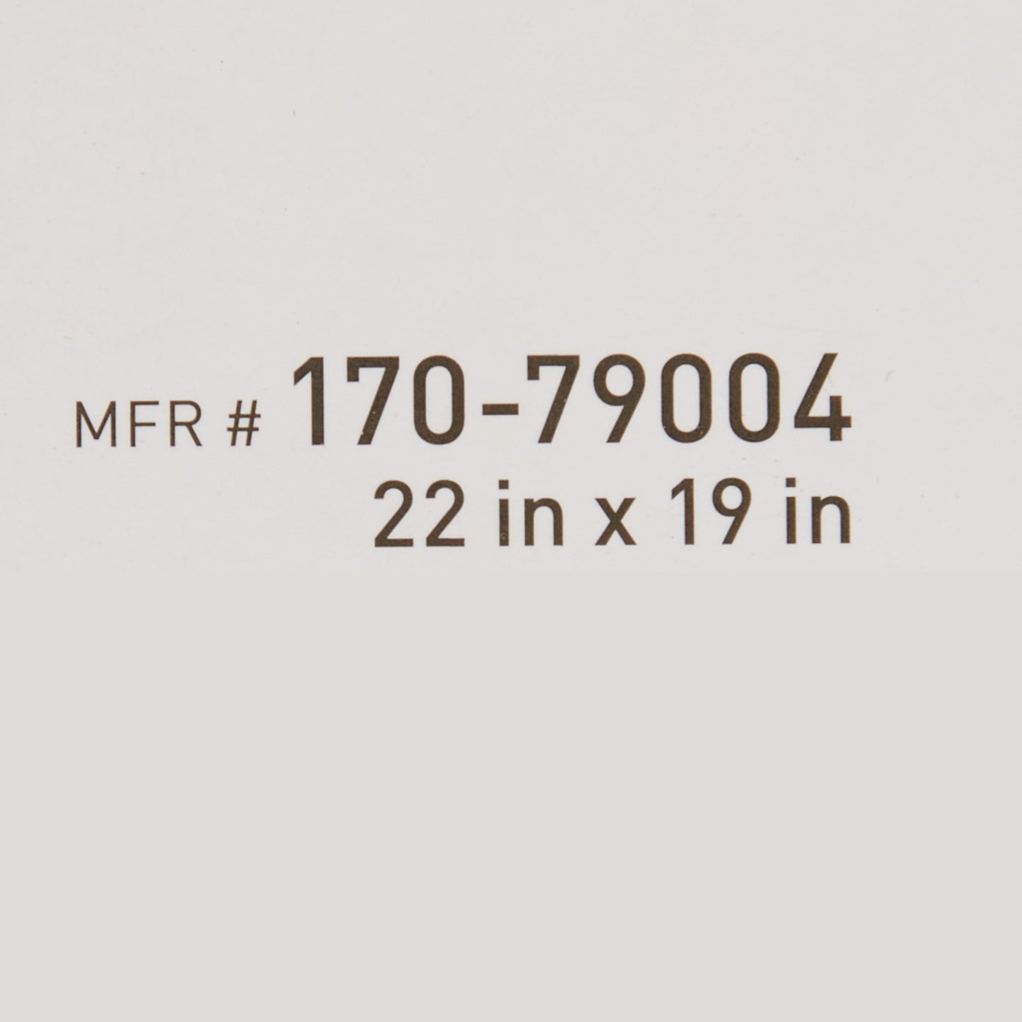 McKesson Seat Back Cushion 22 W X 19 L Inch Foam (1065551_EA)