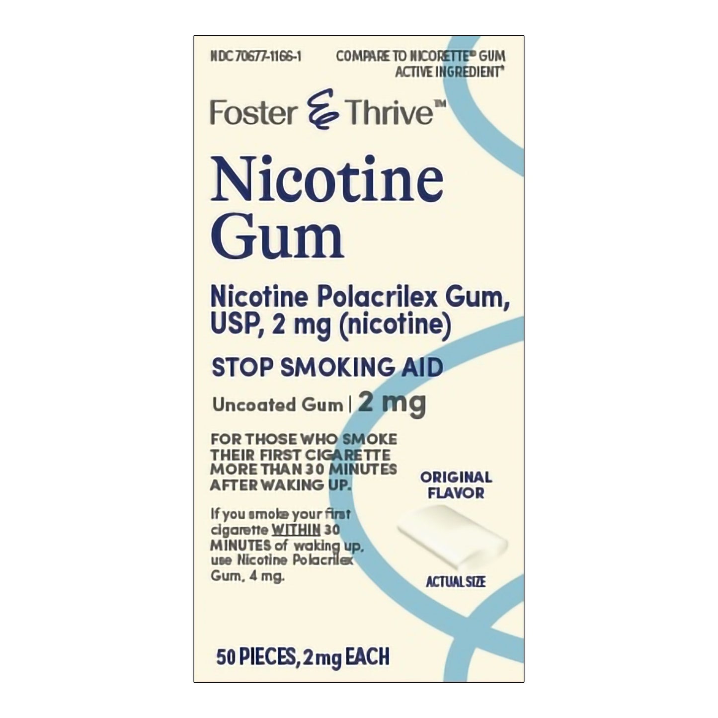 Foster & Thrive™ Stop Smoking Aid 2 mg Strength Gum (1238958_BX)