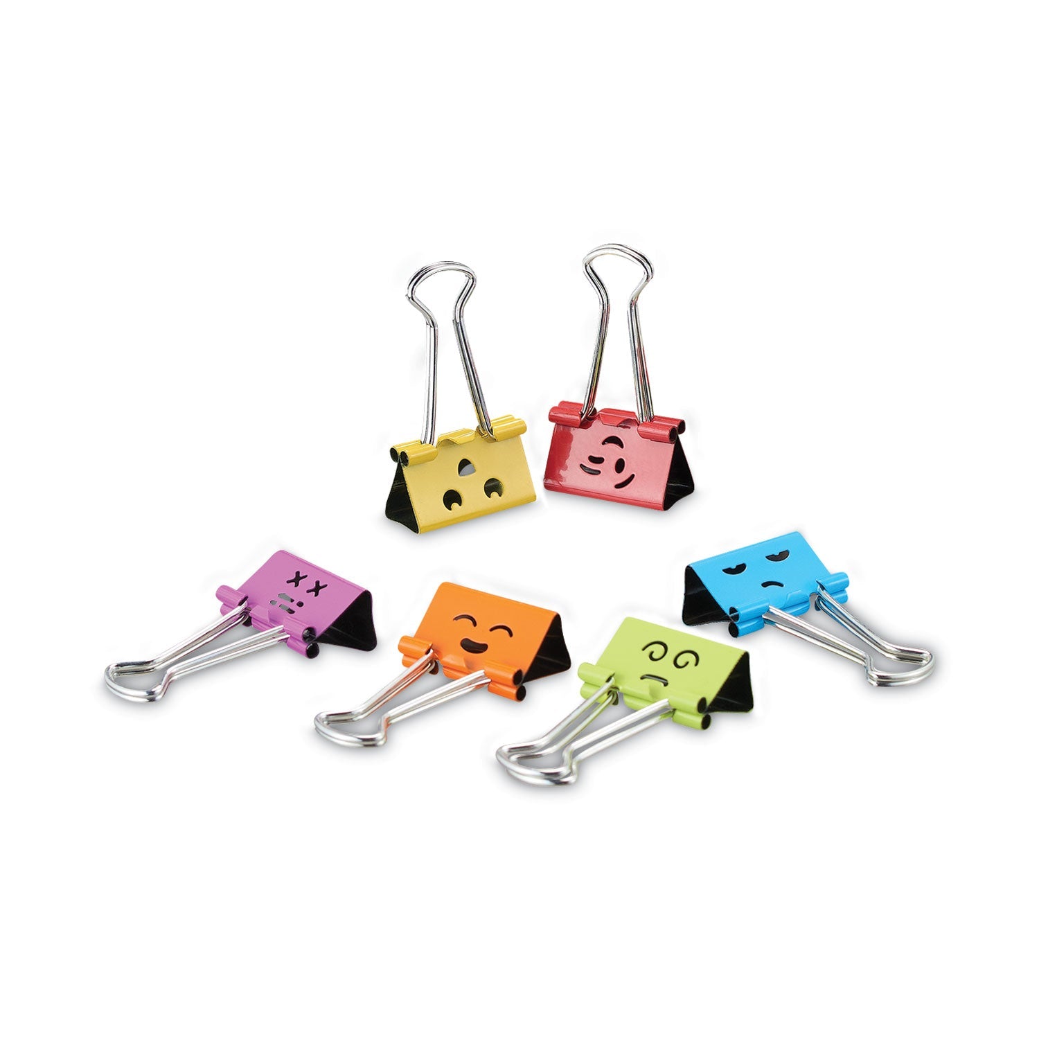 universal-emoji-themed-binder-clips-with-storage-tub-num-unv31031_1