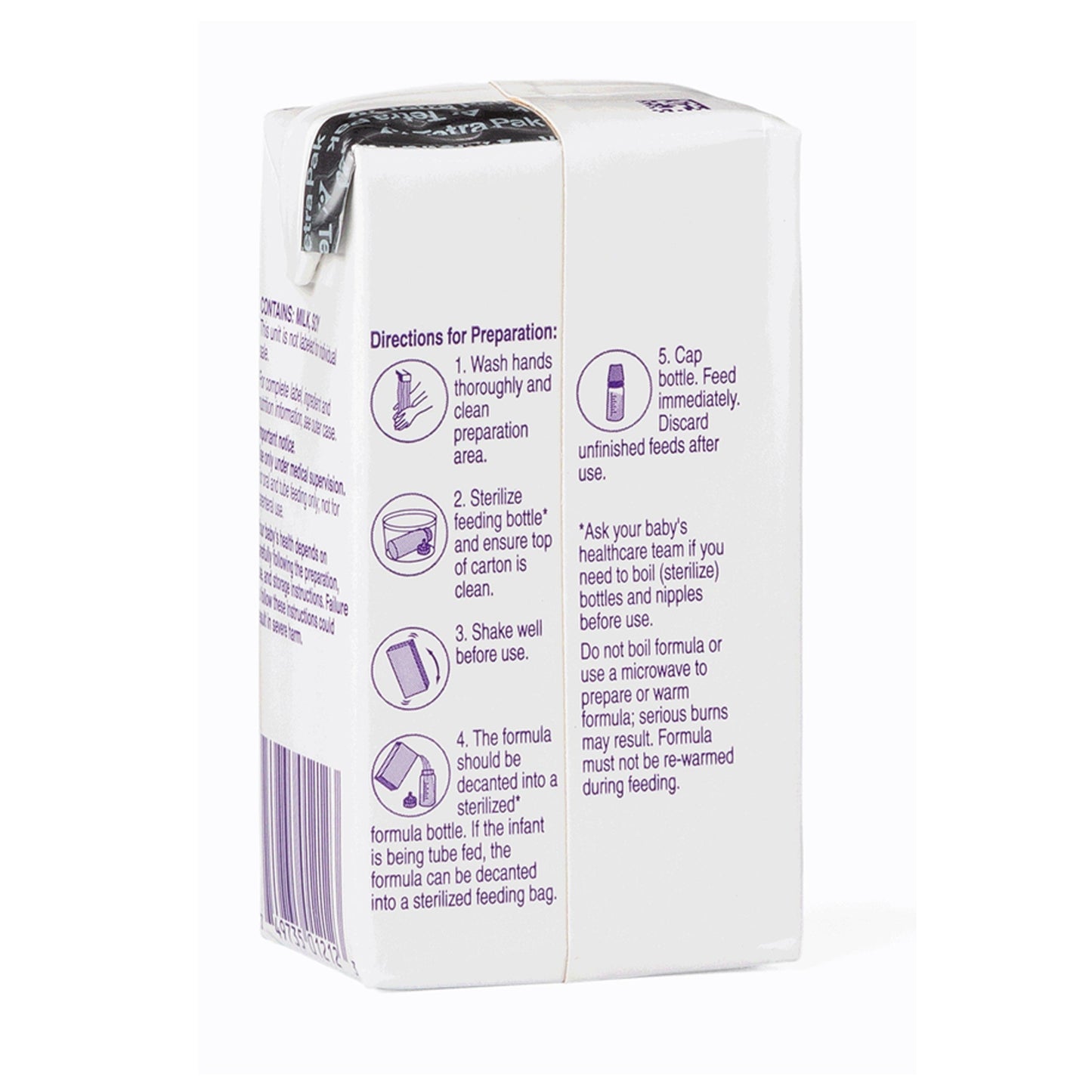 Fortini™ Infant Formula Unflavored 4 oz. Carton Liquid Calories Failure to Thrive (1189053_EA)