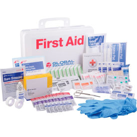 Global Industrial First Aid Kit, 50 Person, ANSI Compliant, Plastic Case (WB761289A)