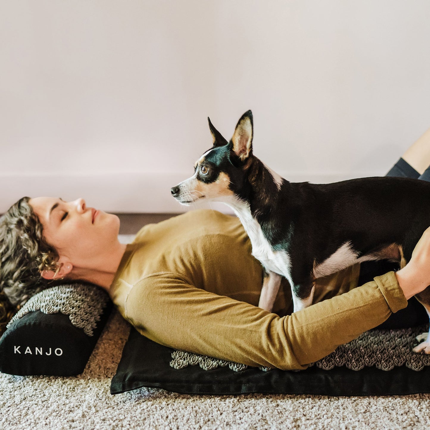 Kanjo Acupressure Mat Set Mat: 24 X 34 Inch / Pillow: 6 X 22 Inch (1236432_CS)