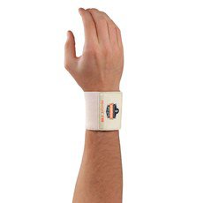 ProFlex® 400 Universal Wrist Support Wraparound / Wristlet Elastic Left or Right Wrist Tan One Size Fits Most (809777_EA)