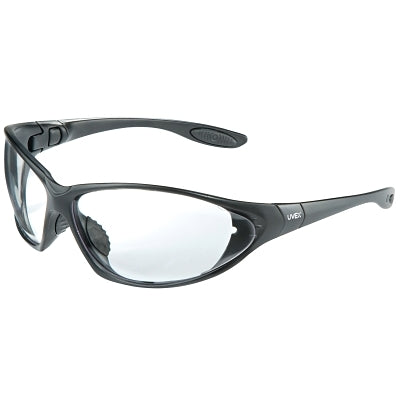 Honeywell Seismic Sealed Eyewear, Clear Lens, Polycarbonate, Hard Coat, Black Frame (763-S0600)