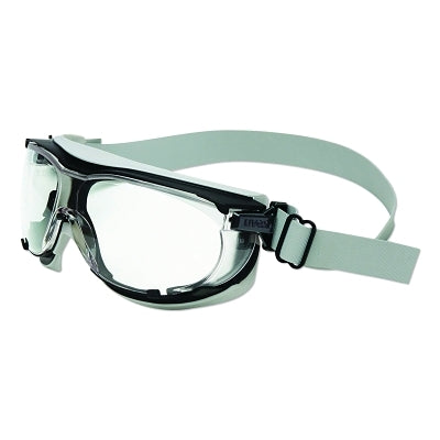 Honeywell Carbonvision™ Safety Goggle, Clear Lens, Black/Gray Frame, Dura-Streme, Fabric (763-S1650DF)