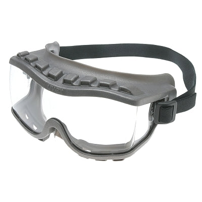 Honeywell Strategy Goggles, Clear/Gray, Uvextra Antifog Coating, Fabric Strap, Direct Vent (763-S3800)