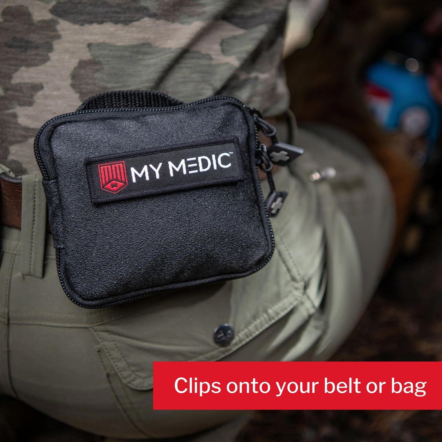 My Medic™ Everyday Carry First Aid Kit Black Rubber Case (1207731_EA)