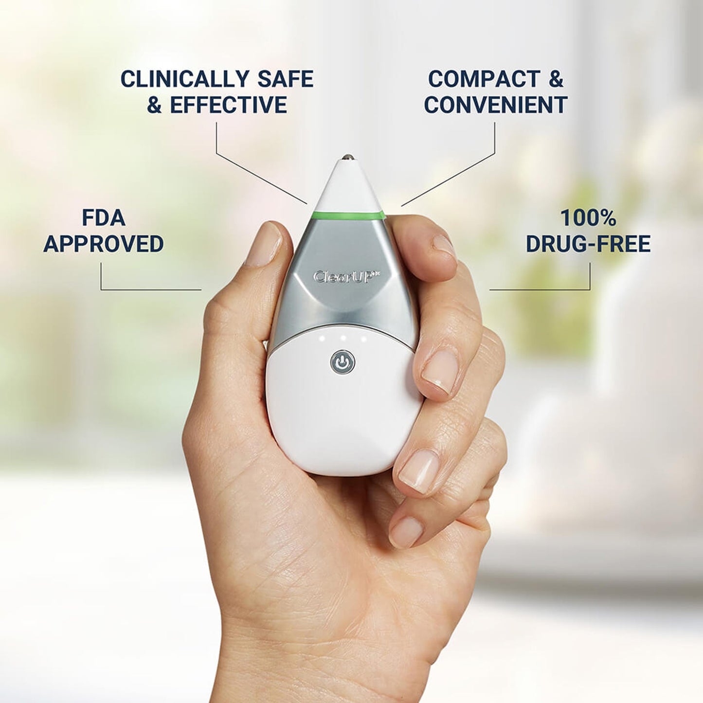 Tivic ClearUP® 2.0 Bioelectronic Sinus Relief Device Tivic ClearUP® 2.0 (1246880_EA)