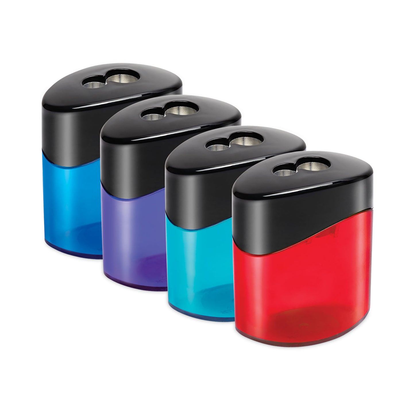 Staedtler® Manual Pencil Sharpener, 2 x 2.75, Randomly Assorted Colors (STD512300SBK)