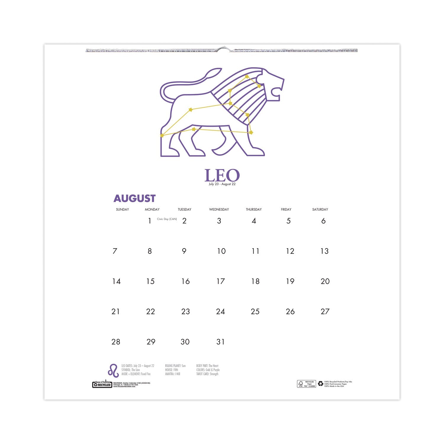 house-of-doolittle-recycled-academic-zodiac-wall-calendar-num-hod3185_1
