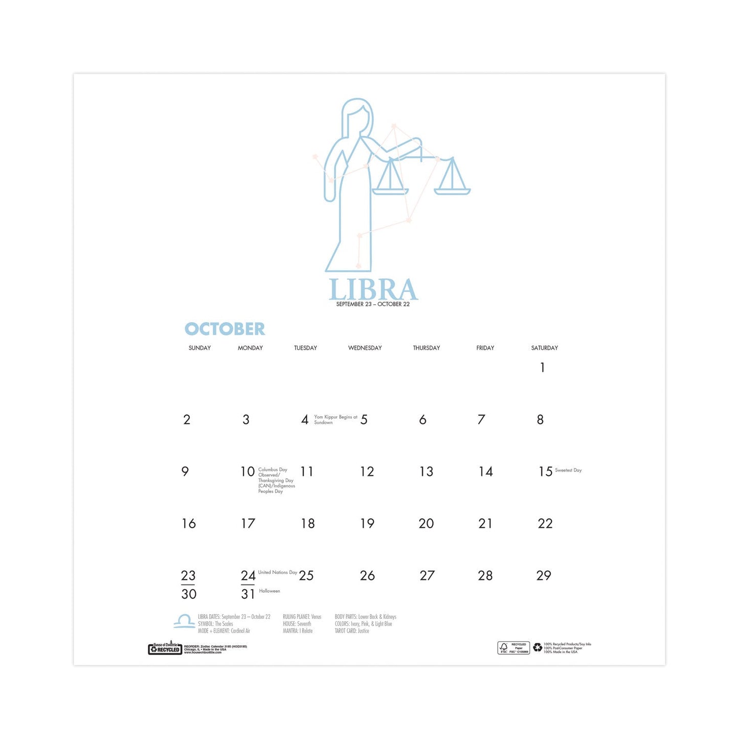 house-of-doolittle-recycled-academic-zodiac-wall-calendar-num-hod3185_4