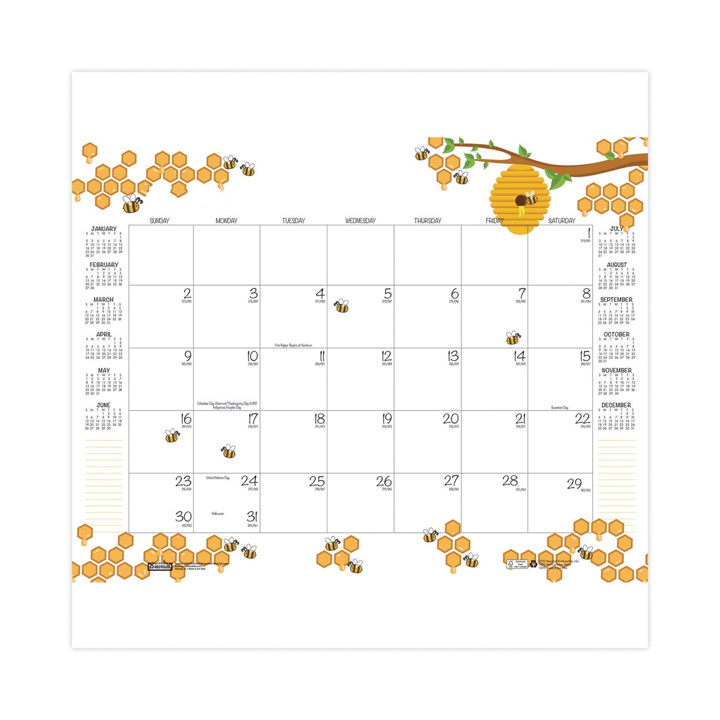 house-of-doolittle-recycled-honeycomb-desk-pad-calendar-num-hod1565_4
