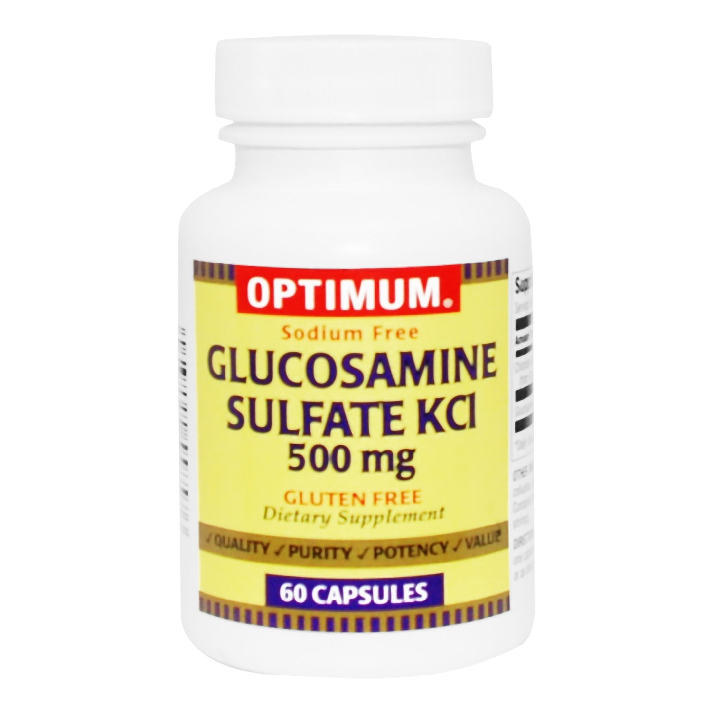 Magno - Humphries Joint Health Supplement Glucosamine 500 mg Strength Capsule 60 per Bottle (501118_BT)