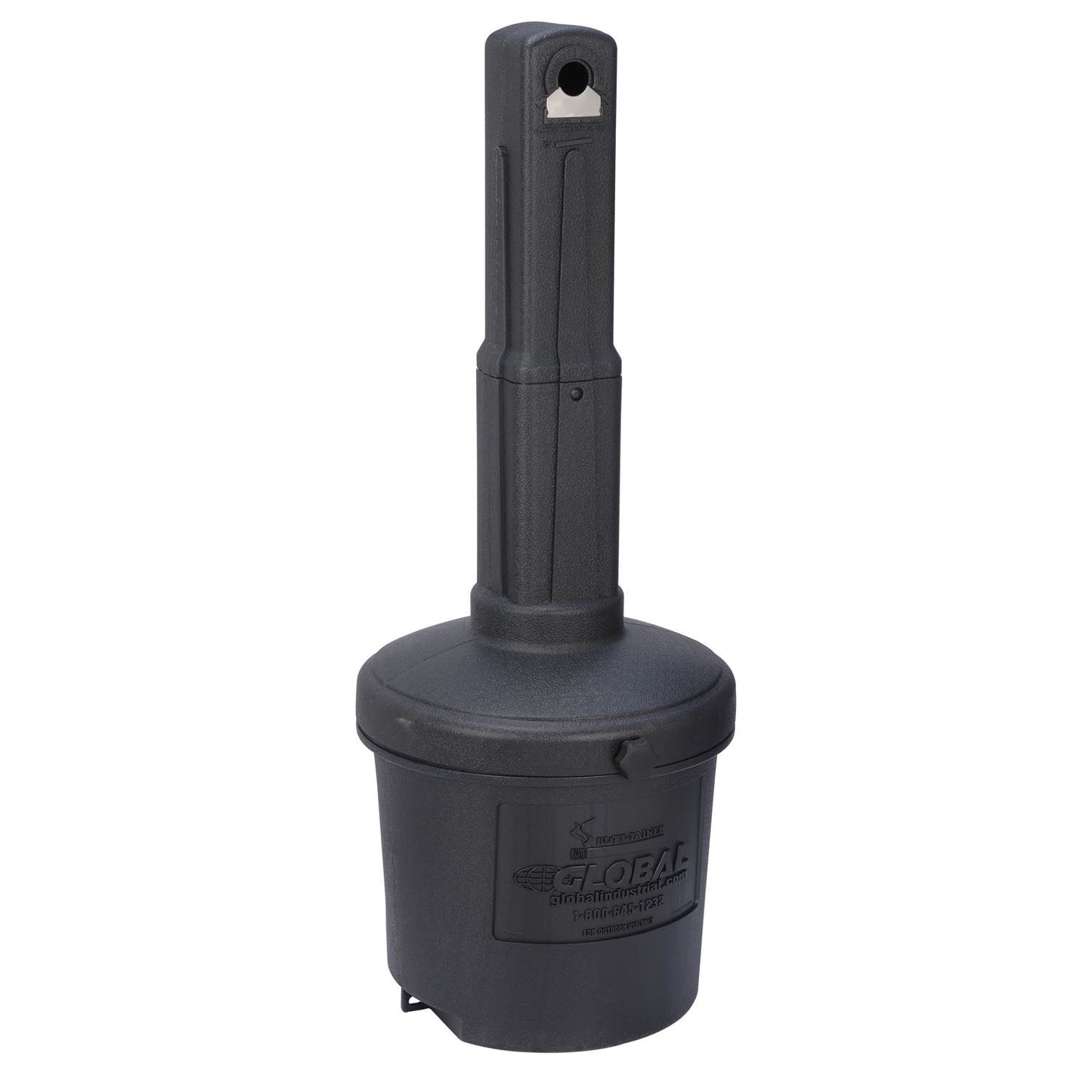 Global Industrial Outdoor Ashtray, 5 Gallon, Black (WB245133BK)