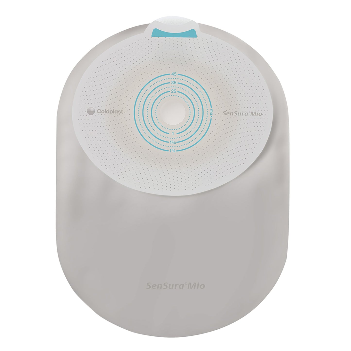 SenSura® Mio Ostomy Pouch One-Piece System 7-1/4 Inch Length, Midi Flat, Trim to Fit 5/8 to 1-3/4 Inch Stoma Closed End (883829_BX)