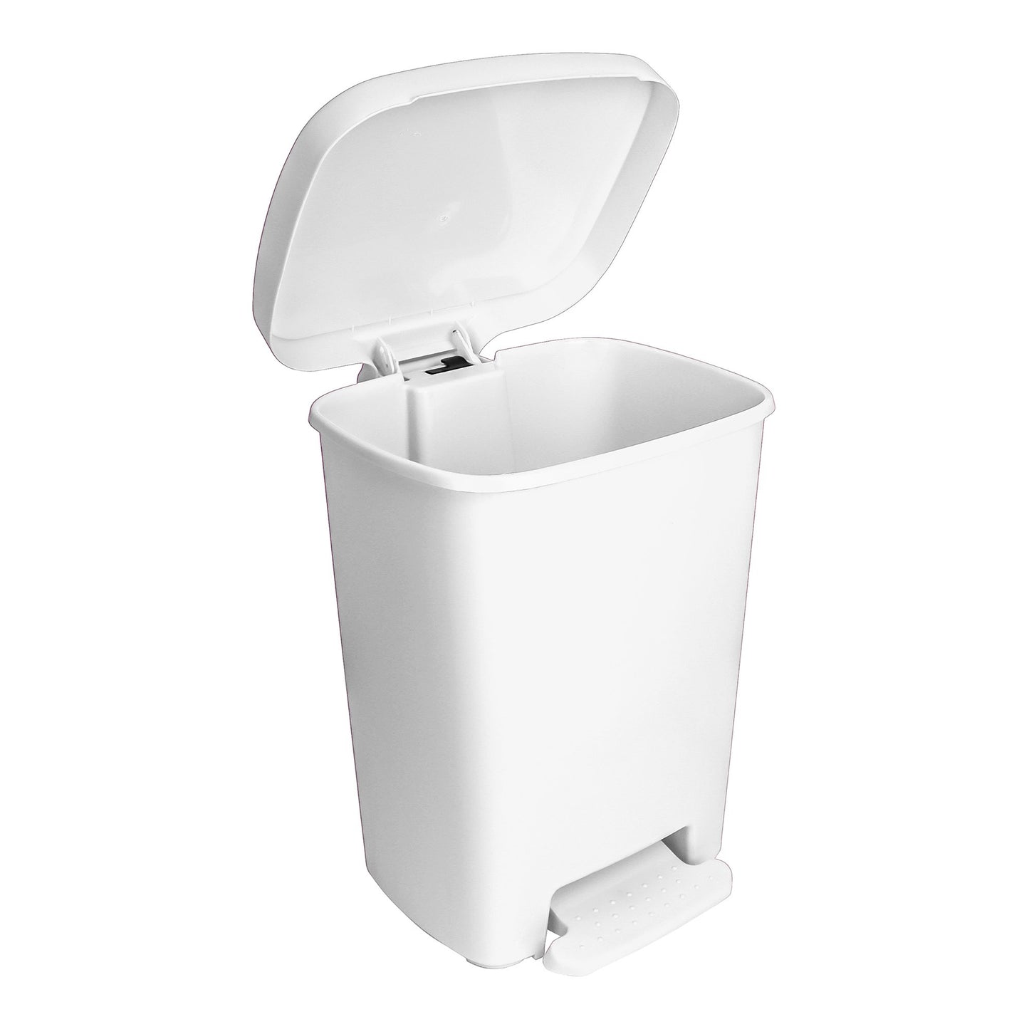 McKesson Trash Can 32 Quart / 8 gal. White Plastic Rectangular (1223706_EA)