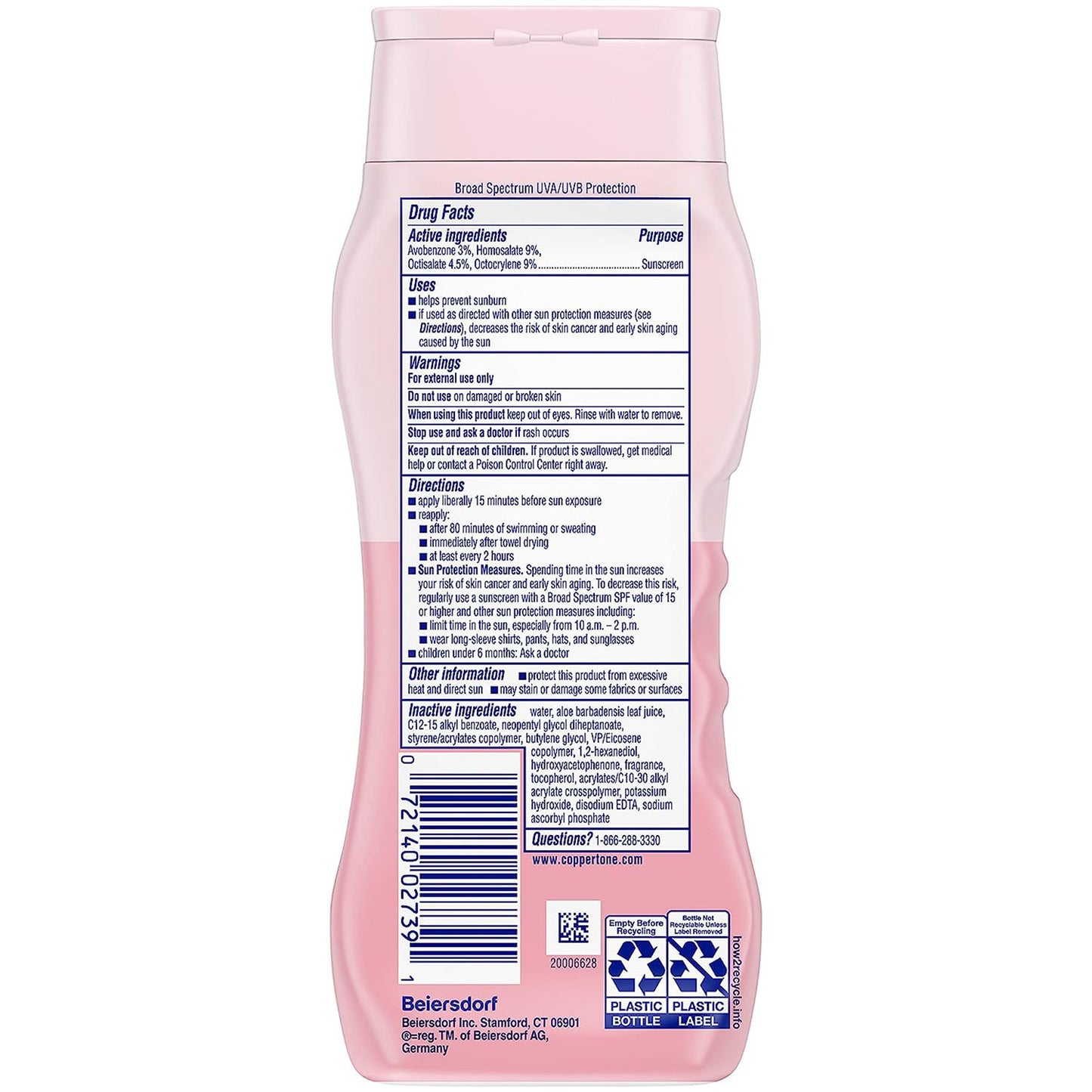 Coppertone® Water Babies Sunscreen SPF 50 Lotion 8 oz. Bottle (1231877_EA)
