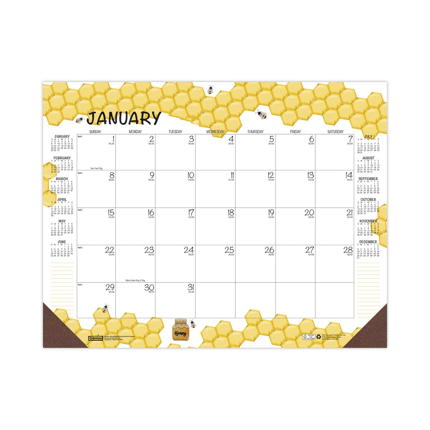 house-of-doolittle-recycled-honeycomb-desk-pad-calendar-num-hod1566_3