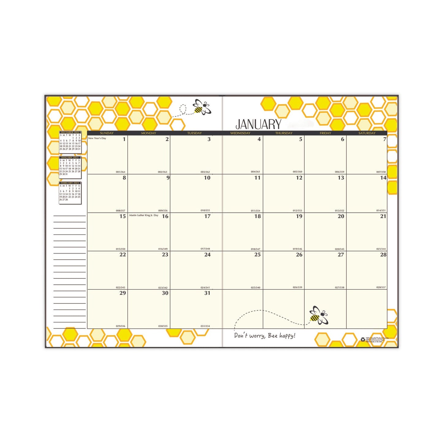 house-of-doolittle-recycled-honeycomb-monthly-planner-num-hod26602_2
