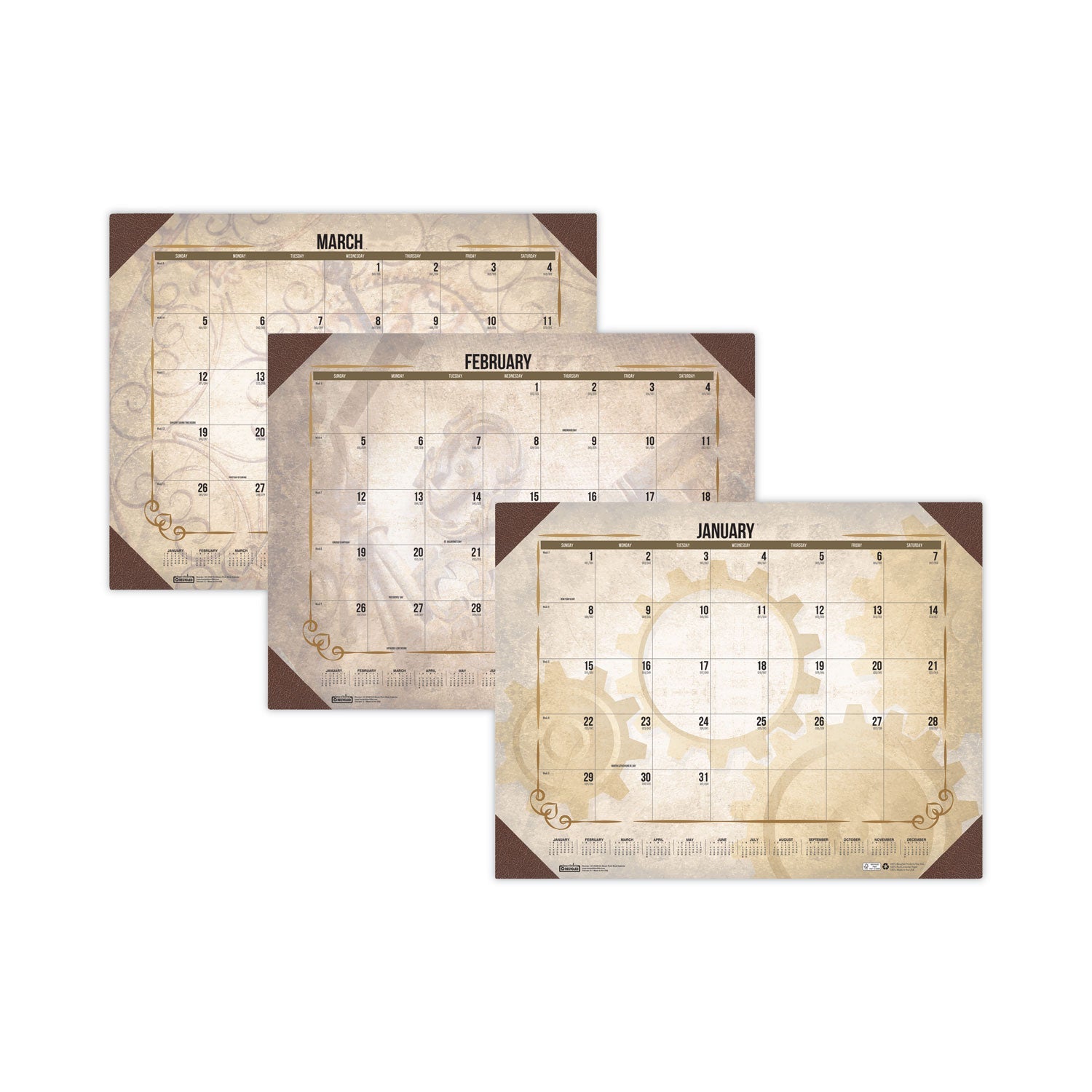 house-of-doolittle-recycled-vintage-desk-pad-calendar-num-hod157_1