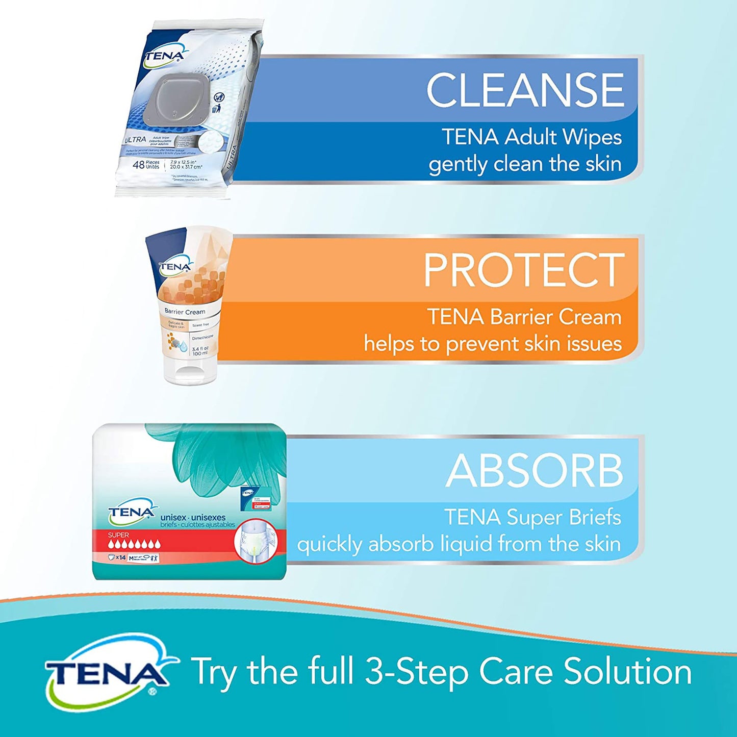 TENA ProSkin™ UltraFlush® Flushable Personal Wipe Soft Pack Scented 48 Count (931638_PK)
