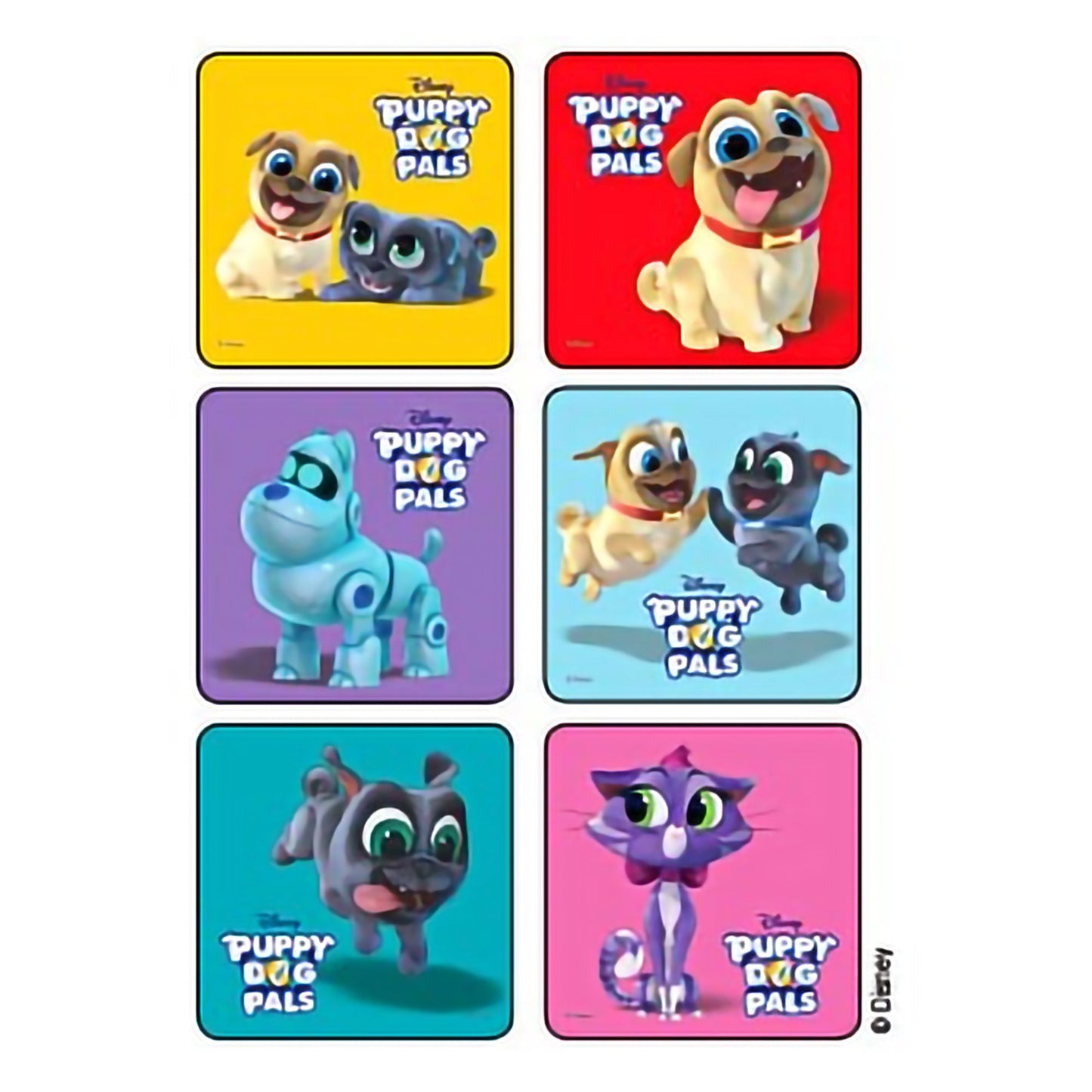 Kids Love Stickers® 75 per Pack Puppy Dog Pals Sticker 2-1/2 Inch (1102530_PK)