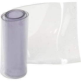 Global Industrial Replacement 12" x 7' Standard Clear Strip for Strip Curtain Doors (WB786CP1)
