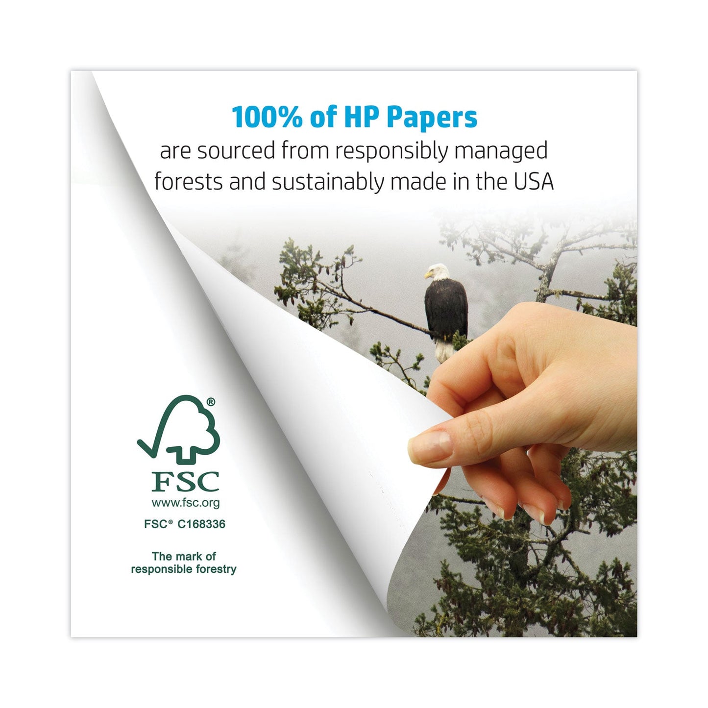 HP Papers Office20 Paper, 92 Bright, 20 lb Bond Weight, 8.5 x 11, White, 500 Sheets/Ream, 10 Reams/Carton (HEW112101)