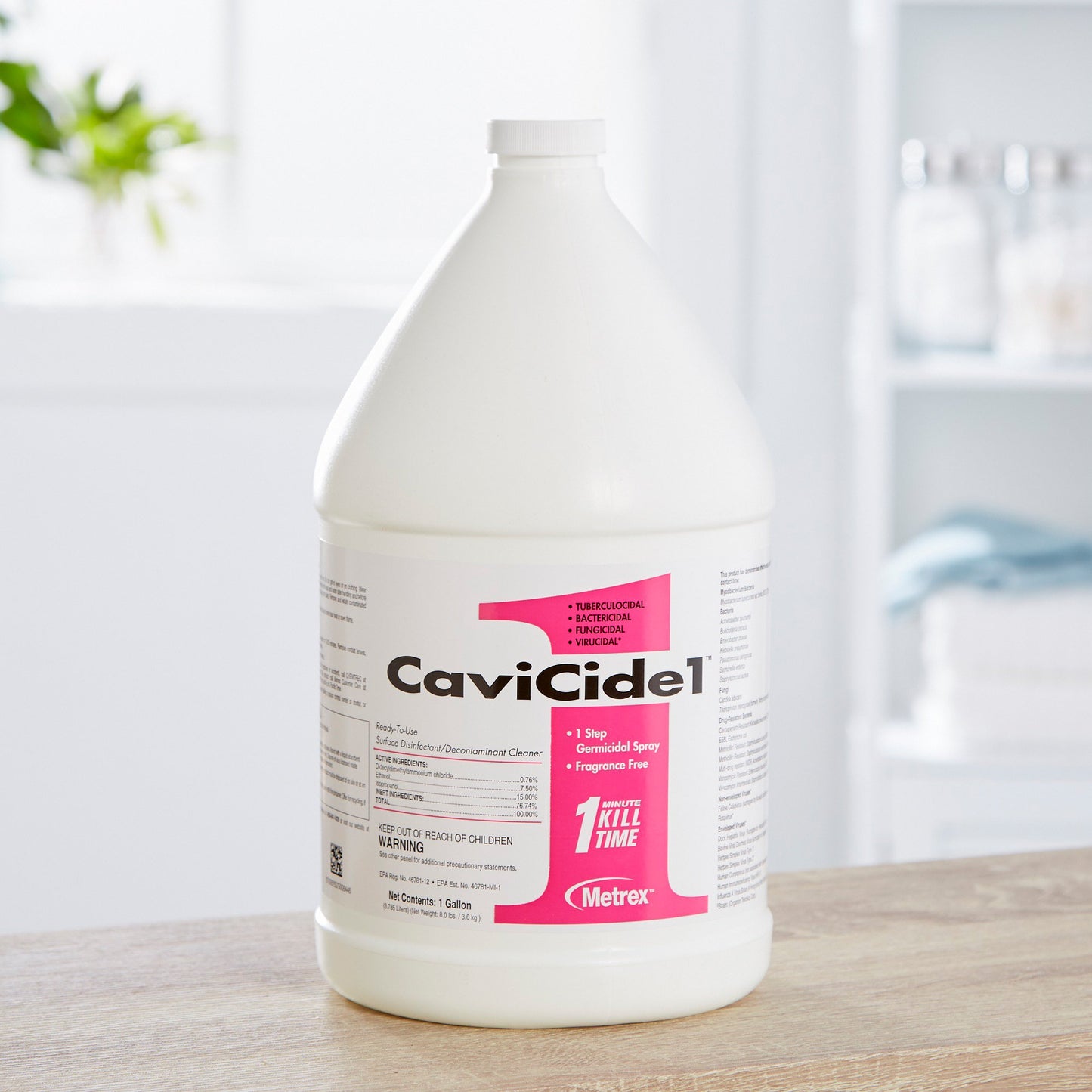 CaviCide1™ Surface Disinfectant Cleaner Alcohol Based Manual Pour Liquid 1 gal. Jug Alcohol Scent NonSterile (803721_CS)