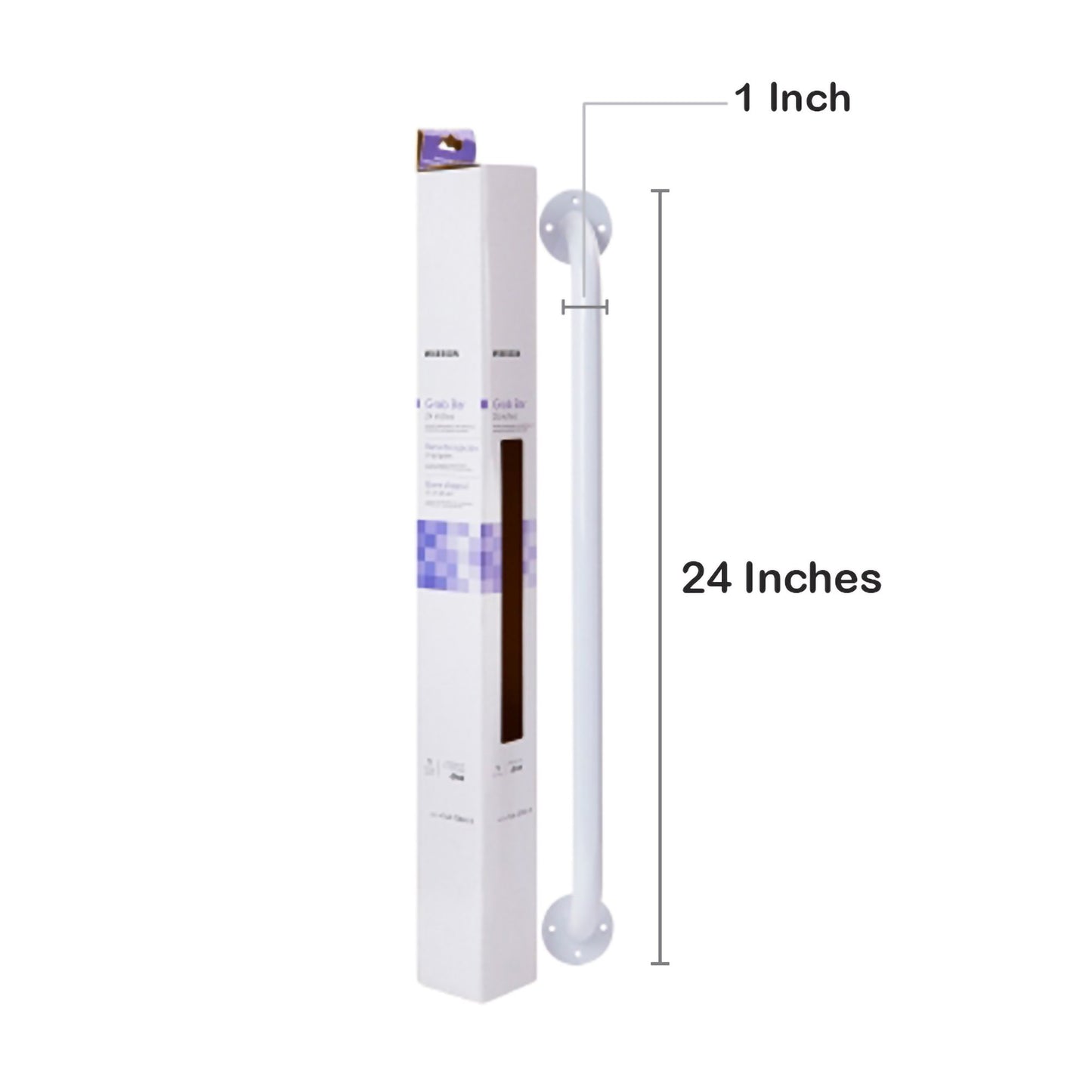 McKesson Wall Grab Bar White Steel (1065238_CS)