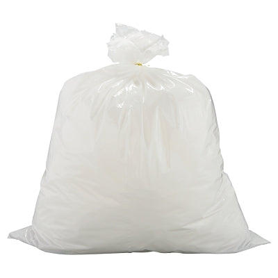 Warp Brothers FLEX-O-BAG® Trash Can Liners and Contractor Bags, 13 gal, 1.25 mil, 24 in X 30 in, White, Extra-Strong Tall Kitchen Bag (795-FB13-150)