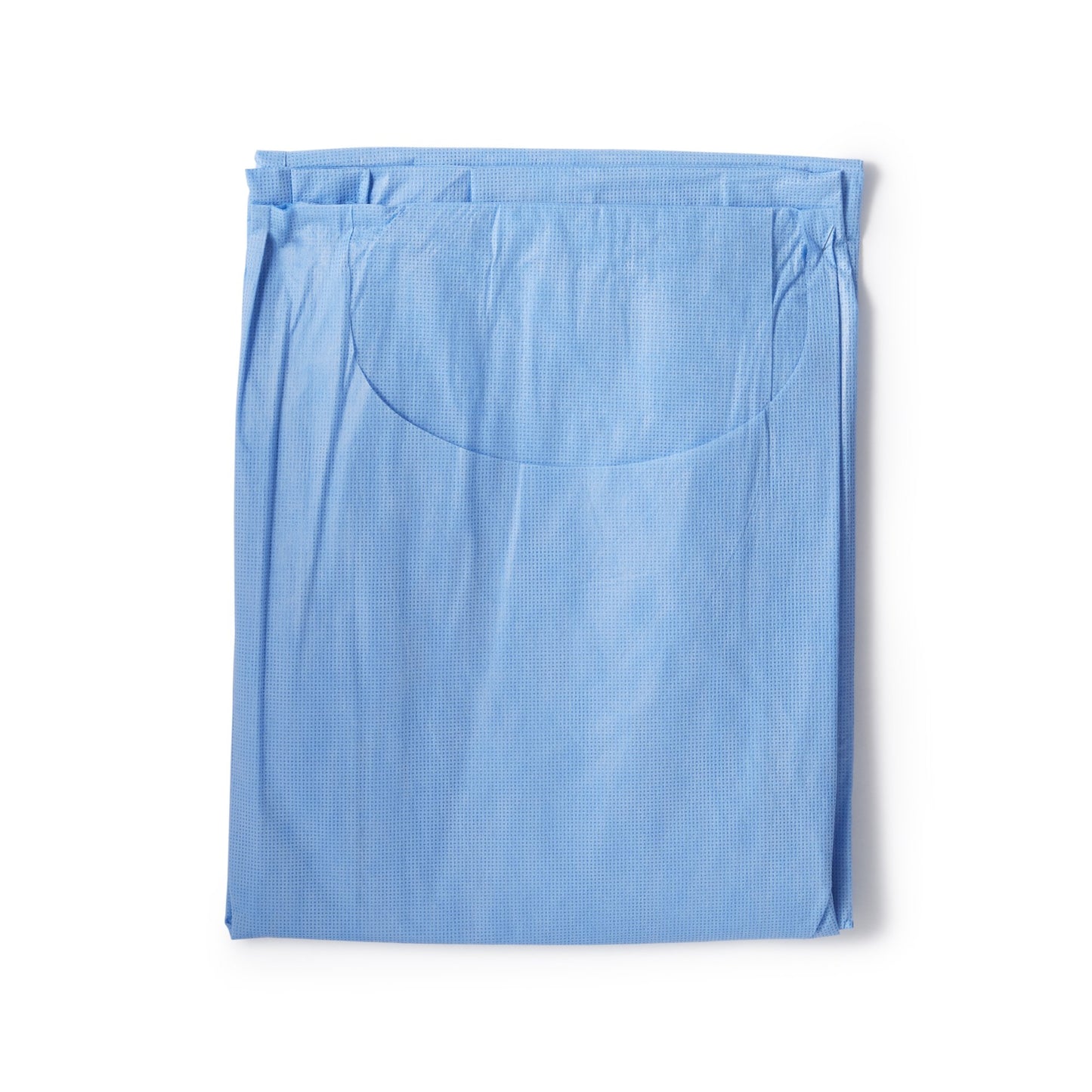 Halyard Patient Exam Gown One Size Fits Most Blue Disposable (937757_BX)