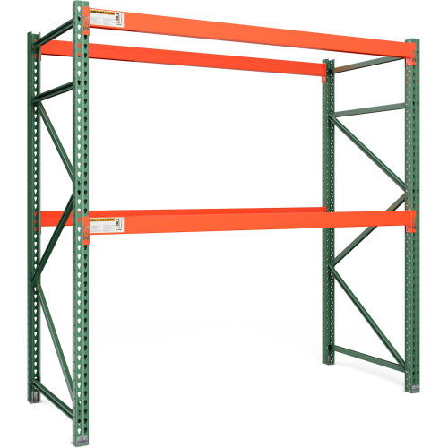 Global Industrial Bolted Teardrop Pallet Rack Starter, 144"W x 48"D x 96"H, 5702 lbs Shelf Cap (WB412364)