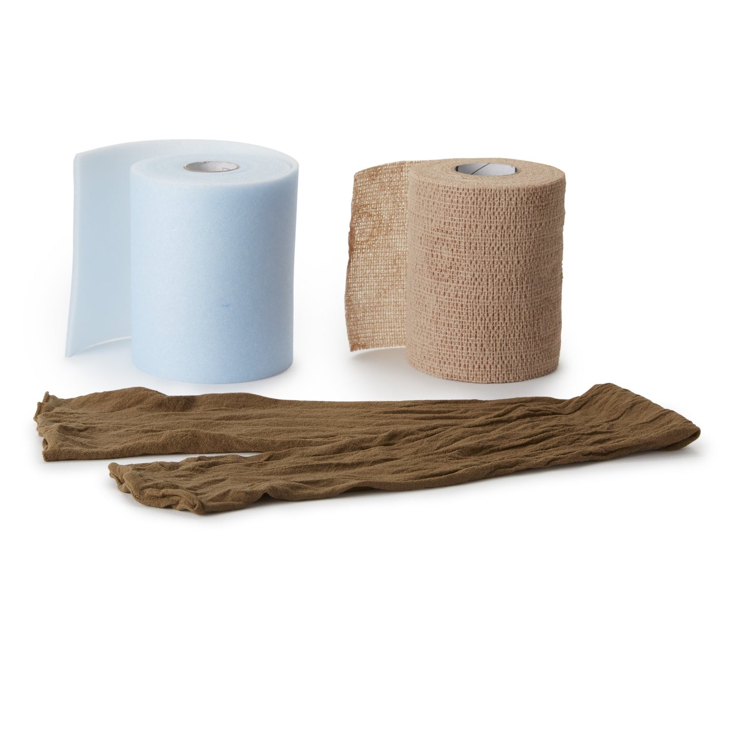 CoFlex® TLC XL with Indicators 2 Layer Compression Bandage System 4 Inch X 5-2/5 Yard / 4 Inch X 7 Yard Self-Adherent / Pull On Closure Tan NonSterile 35 to 40 mmHg (787749_CS)