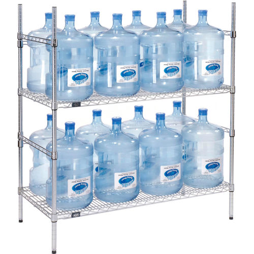 Nexel Nexel® 5 Gallon Water Bottle Storage Rack, 16 Bottle Capacity (WB797087)