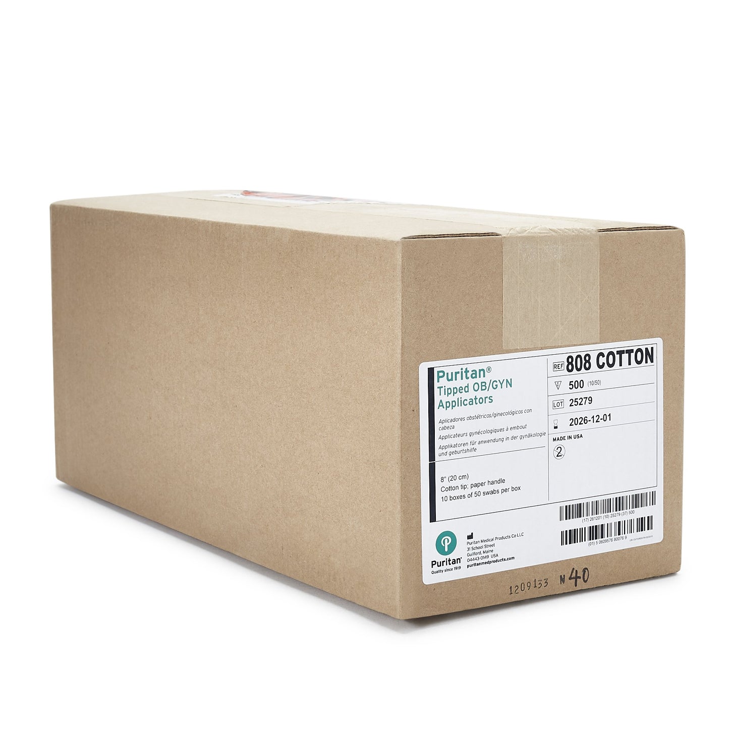 Puritan® OB/GYN Swab 8 Inch Length NonSterile (282621_CS)