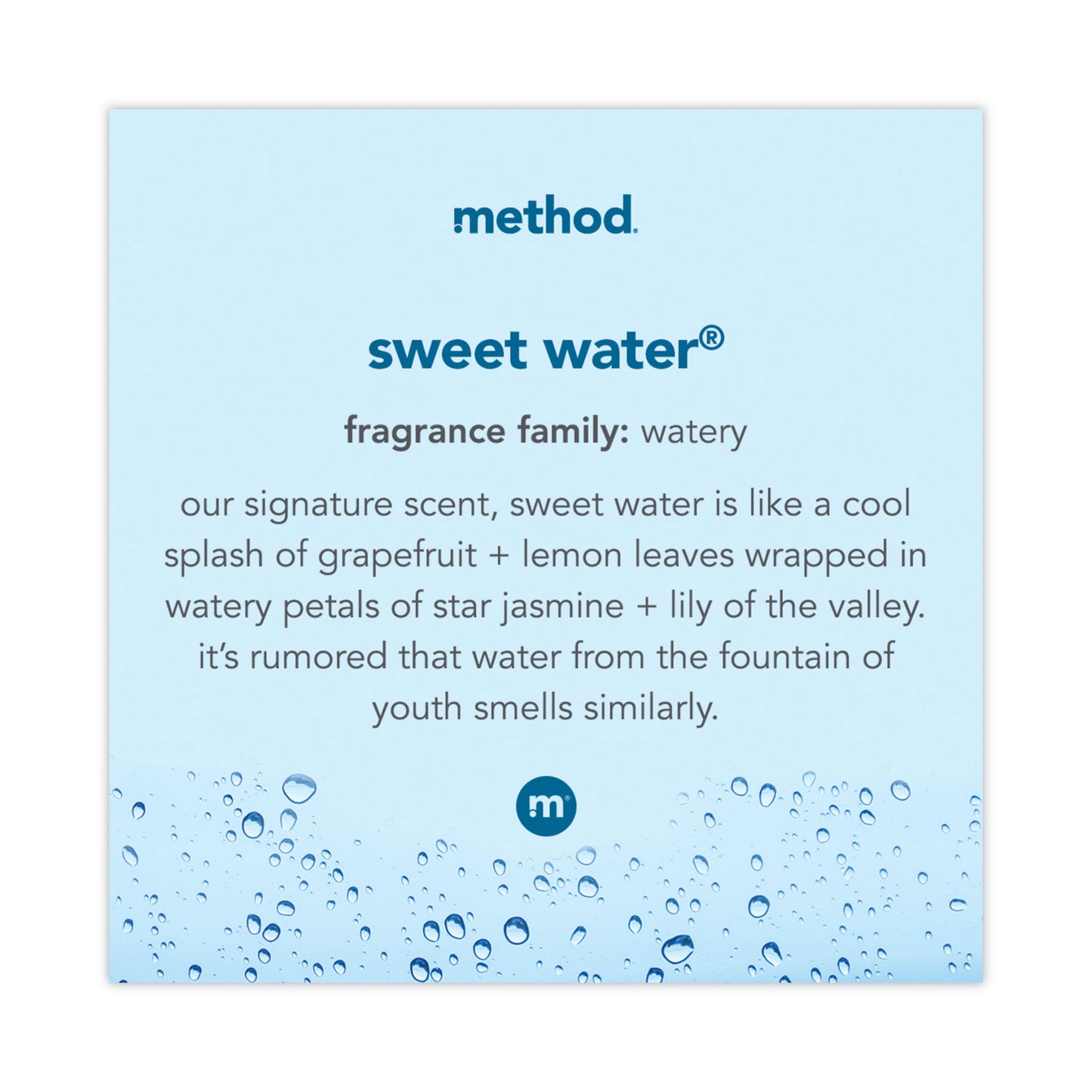 Method® Foaming Hand Soap Refill Bottle, Waterfall Scent, 28 oz (MTH377968)