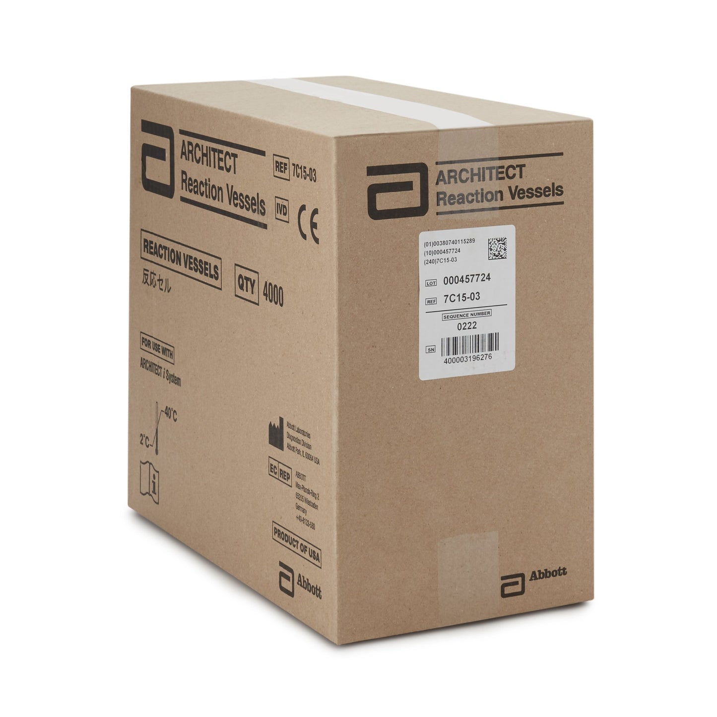 Architect™ Reaction Vessel 4,000 Reaction Vessels per Box (993292_BX)