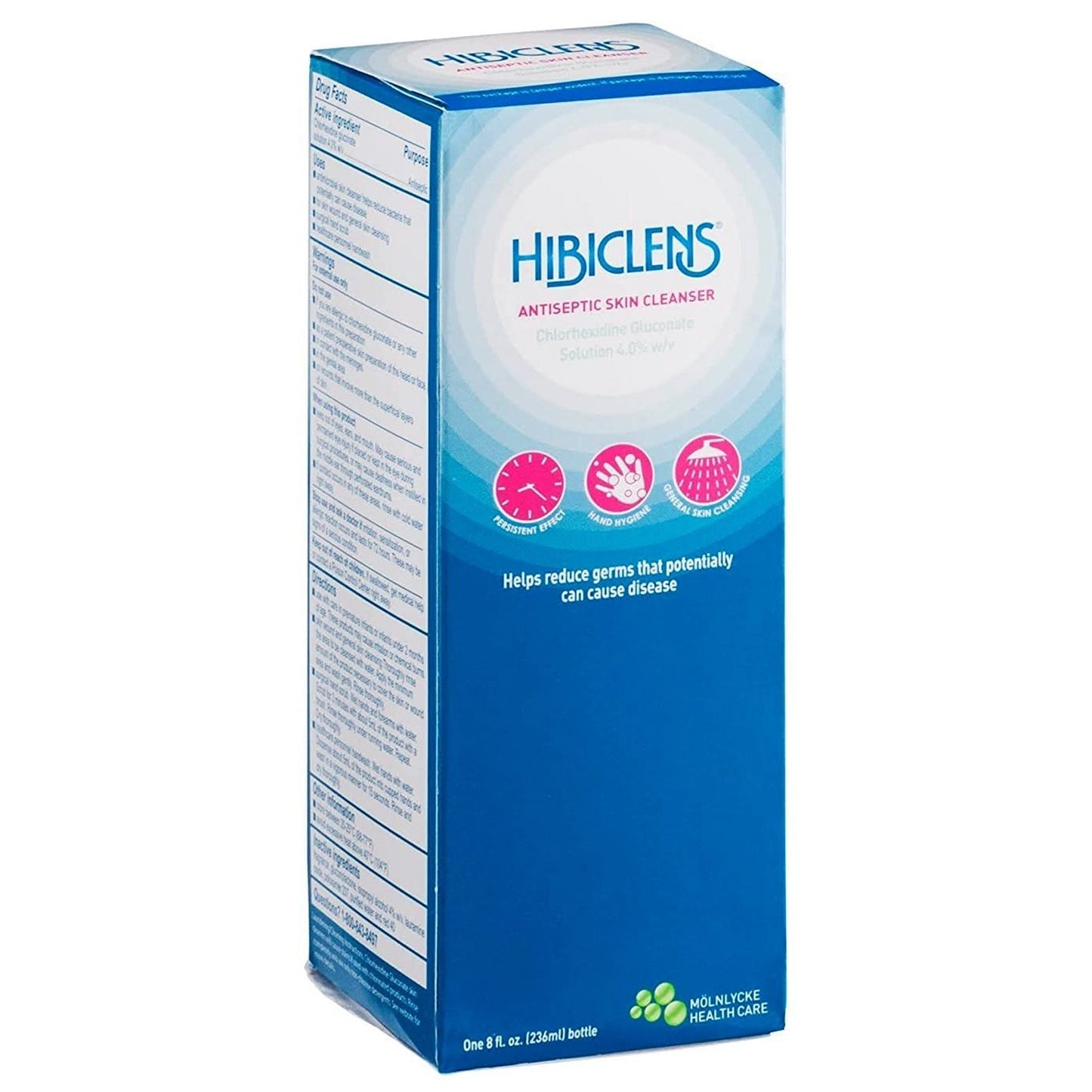 Hibiclens® Antiseptic / Antimicrobial Skin Cleanser 8 oz. Bottle 4% Strength CHG (Chlorhexidine Gluconate) NonSterile (81477_EA)
