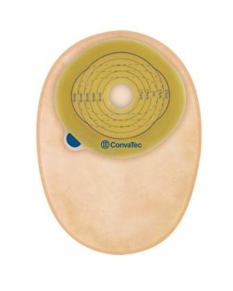 Esteem®+ Ostomy Pouch One-Piece System 8 Inch Length Trim to Fit 13/16 to 2-3/4 Inch Stoma Closed End (801313_BX)