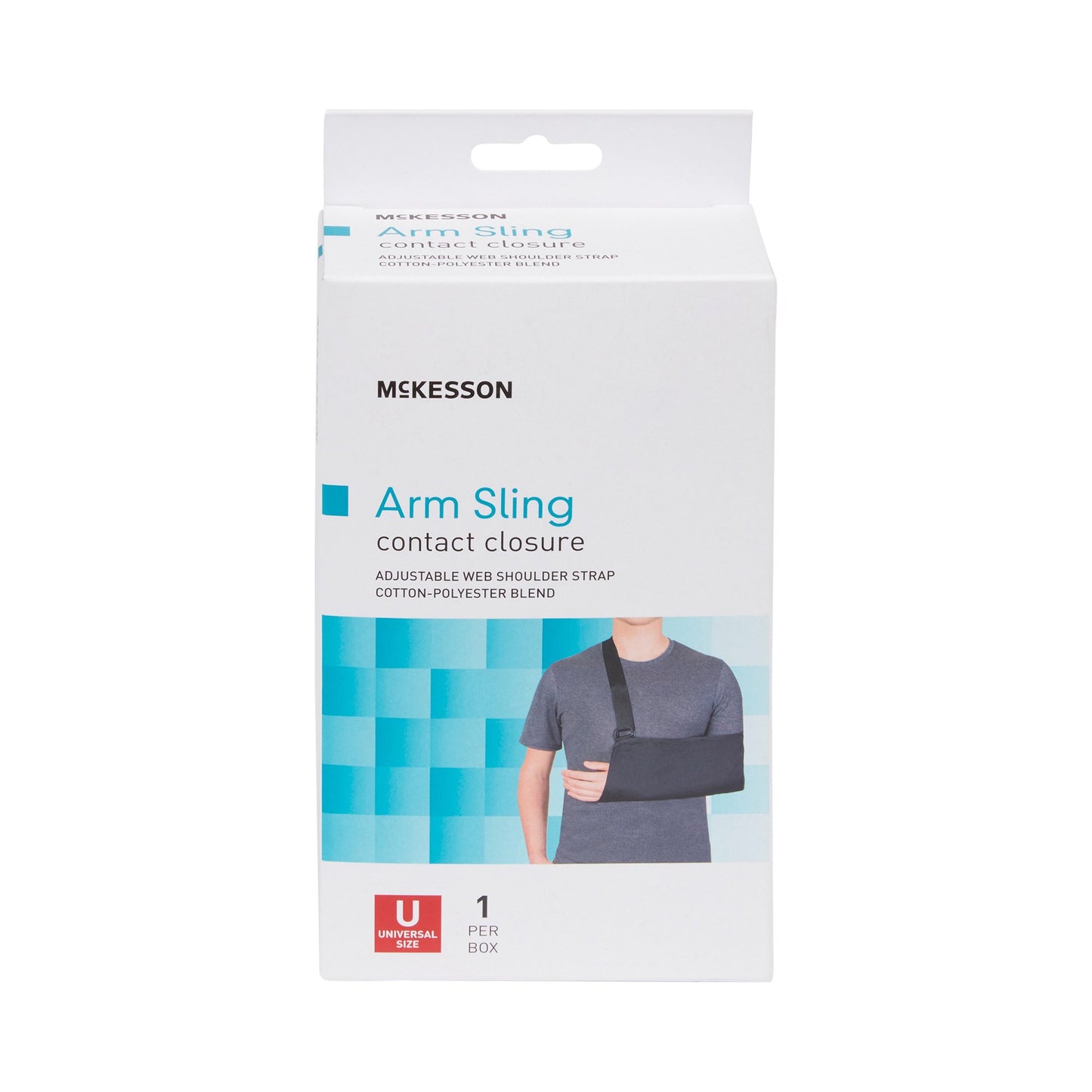McKesson Arm Sling D-Ring / Hook and Loop Strap Closure One Size Fits Most (1159082_EA)