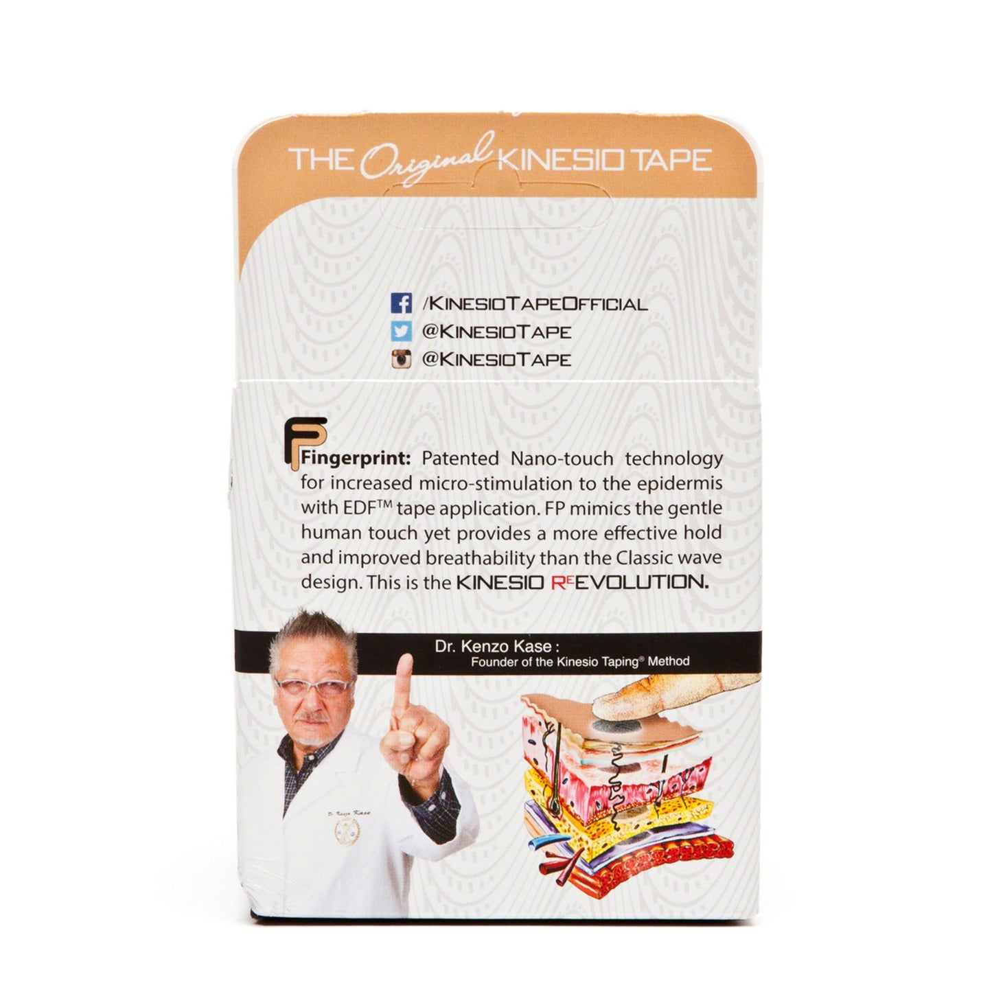 Kinesio® Tex Gold™ FP Kinesiology Tape Beige 2 Inch X 5-1/2 Yard Cotton NonSterile (883530_RL)