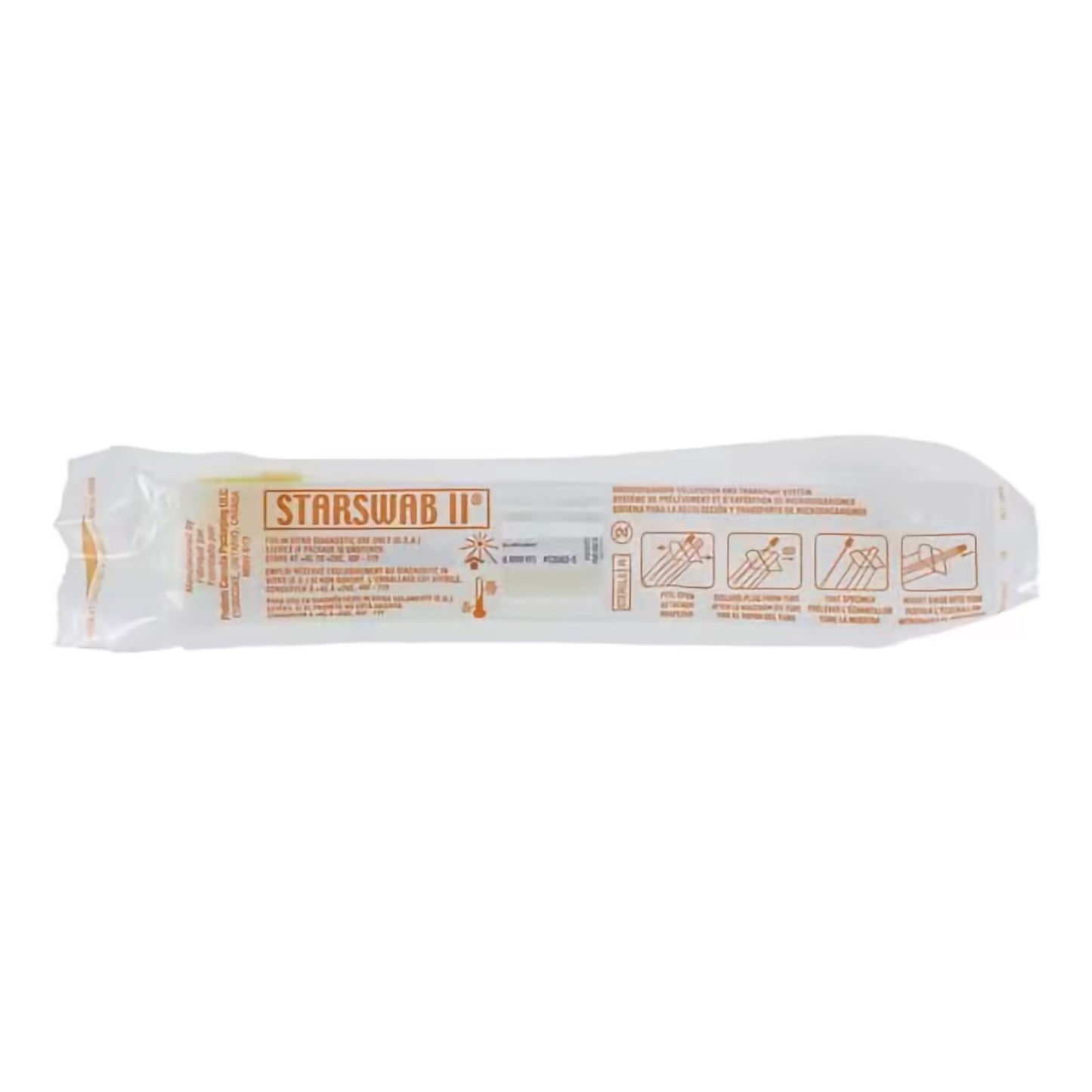 Starswab II® Specimen Collection and Transport System 6 Inch Length Sterile (938546_BX)