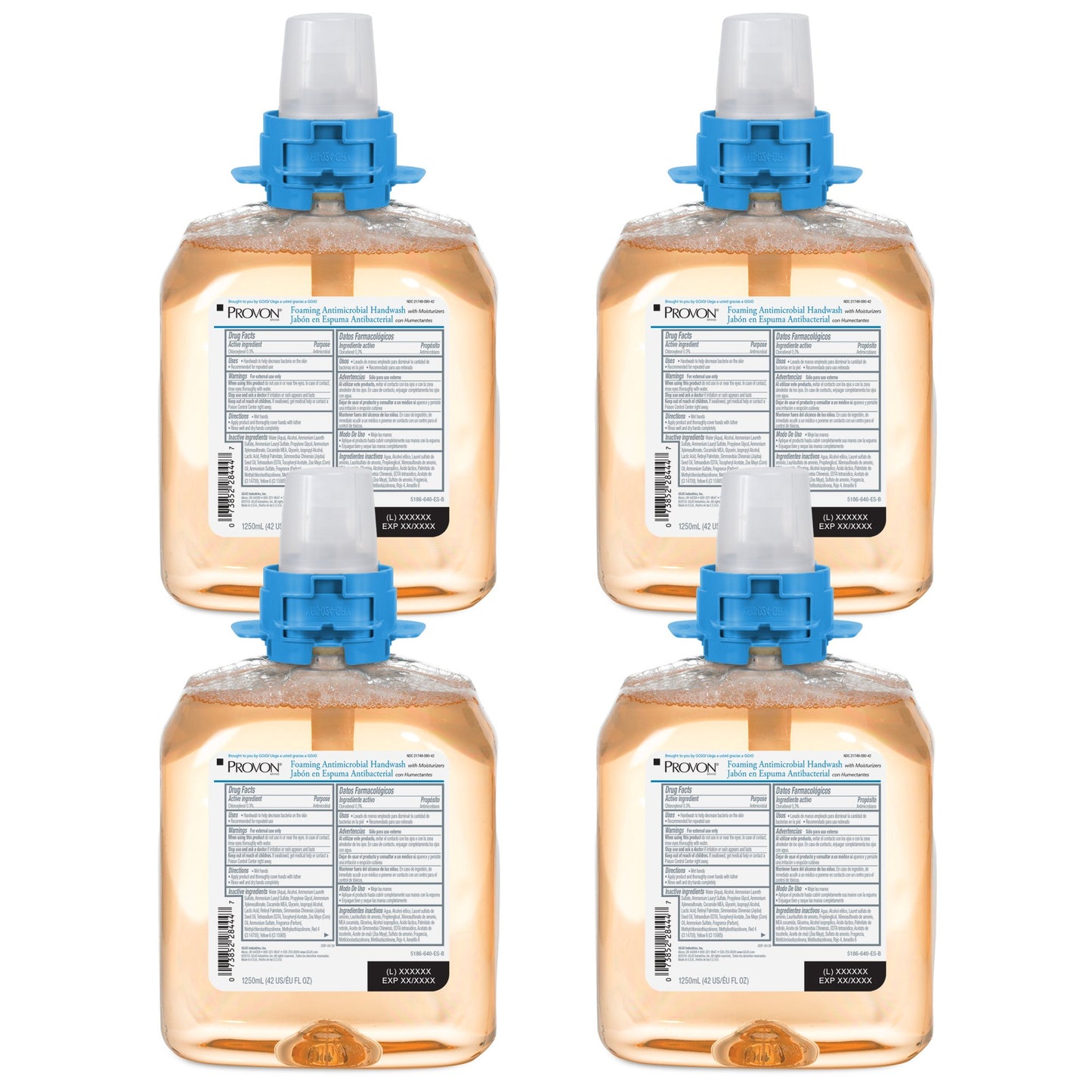PROVON® Antimicrobial Soap Foaming 1,250 mL Dispenser Refill Bottle Fruit Scent (1165675_CS)