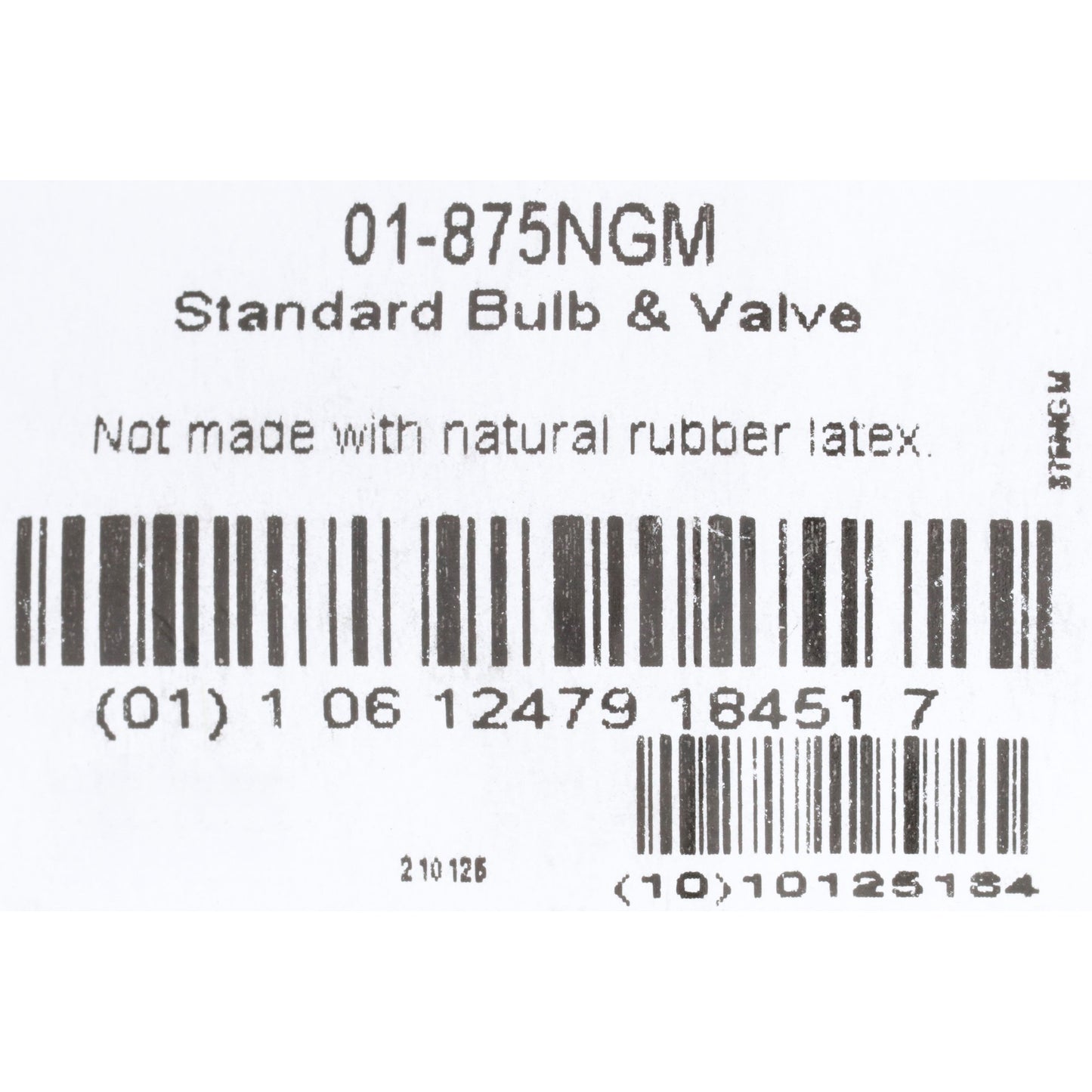 McKesson Brand Blood Pressure Bulb with Deflation Valve McKesson Brand (807341_EA)