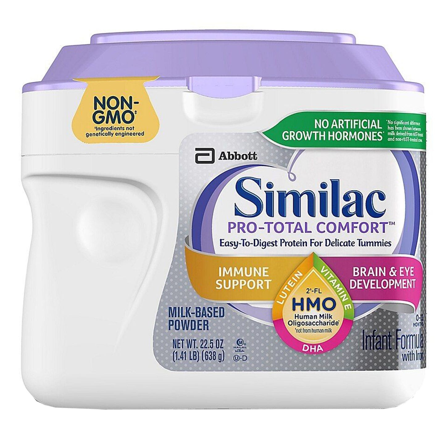 Similac Pro-Total Comfort™ Infant Formula Unflavored 20.1 oz. Canister Powder Iron Lactose Sensitivity (1189266_CS)