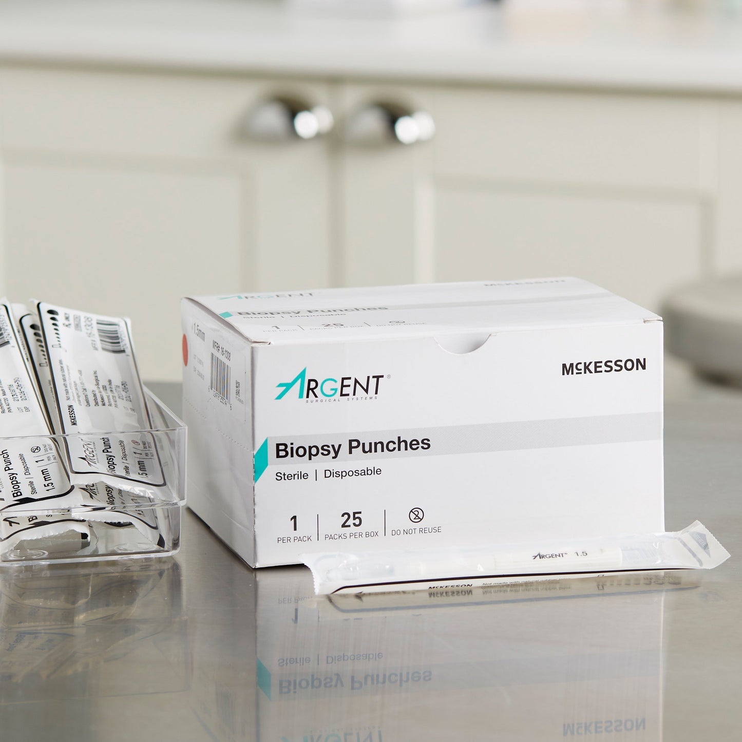 McKesson Argent™ Biopsy Punch Dermal 1.5 mm (1175169_CS)